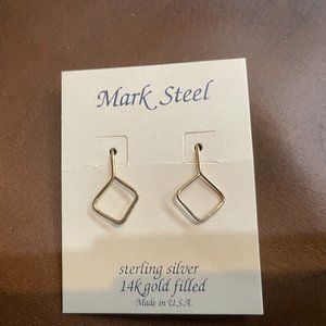 Women's Sterling Silver 14k Gold Filled Earrings